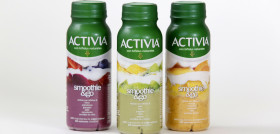 Disponibles en tres variedades con frutas, vegetales, semillas y sin azúcares añadidos, los nuevos smoothie&go son la nueva apuesta de Activia.