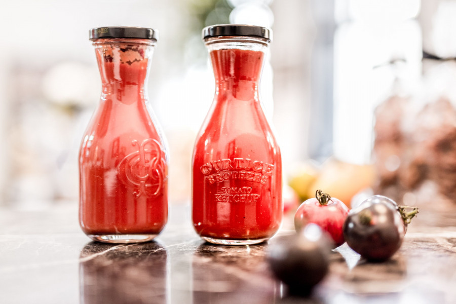 El ketchup de Curtice Brothers permite al restaurador personalizar el sabor de sus platos.