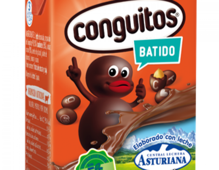 Nueva variedad fruto de la colaboración de Lacasa y Central Lechera Asturiana, batido de Conguitos