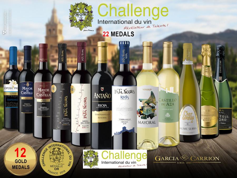 En lo que va de año los vinos y cavas de J García Carrión han alcanzado 312 medallas en prestigiosos concursos nacionales e internacionales.