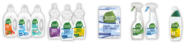 Estarán disponibles tres variedades de detergente; tres variedades de lavavajillas a mano concentrado; una variedad de pastillas para máquinas lavavajillas; dos sprays limpiadores (uno multiusos y u