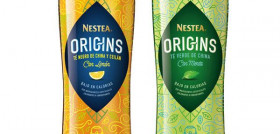 Nestea Origins, elaborado con un 94% de infusión de té, llega a España con dos variedades, Té Negro Limón y Té Verde Menta, ya disponibles en el canal de alimentación moderna.