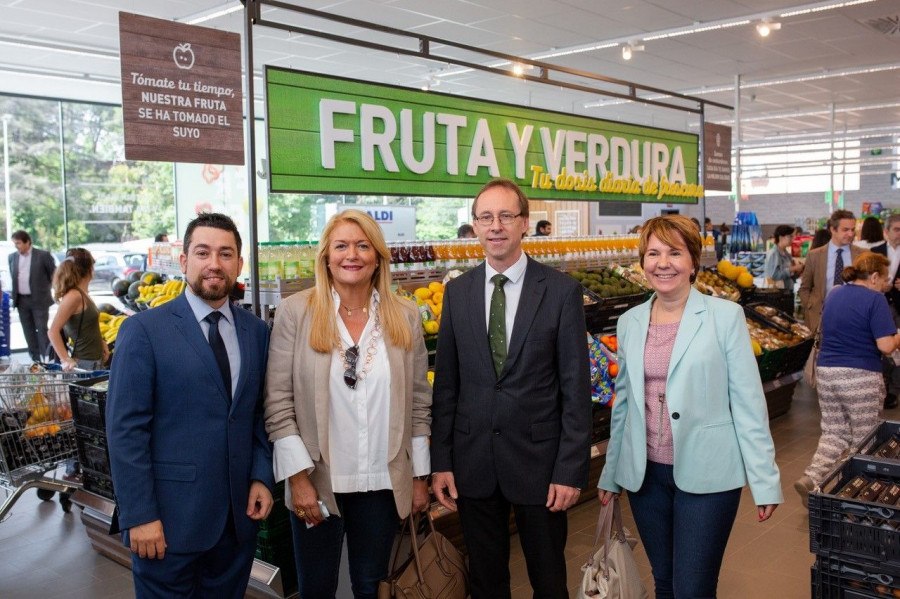 El acto inaugural ha contado con Eduardo López (Aldi), María José Pérez-Cejuela (Comunidad de Madrid), Belén García (Agencia para el Empleo de Madrid) y Steffen Koch (Embajada de Alemania en Esp