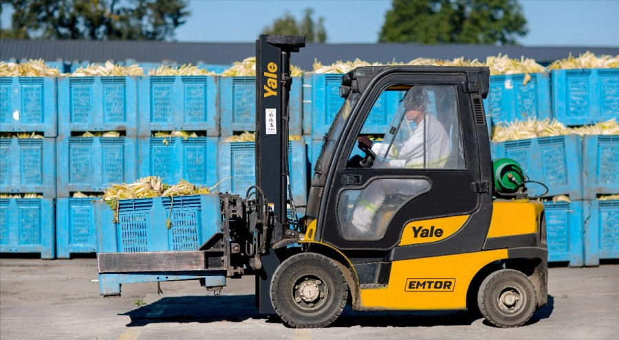 Yale alquila a largo plazo el suministro de carretillas a Bonduelle a través del distribuidor nacional Emtor.