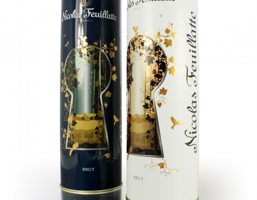 Nicolas Feuillatte es una marca pionera en el uso de envases metálicos para el champán.