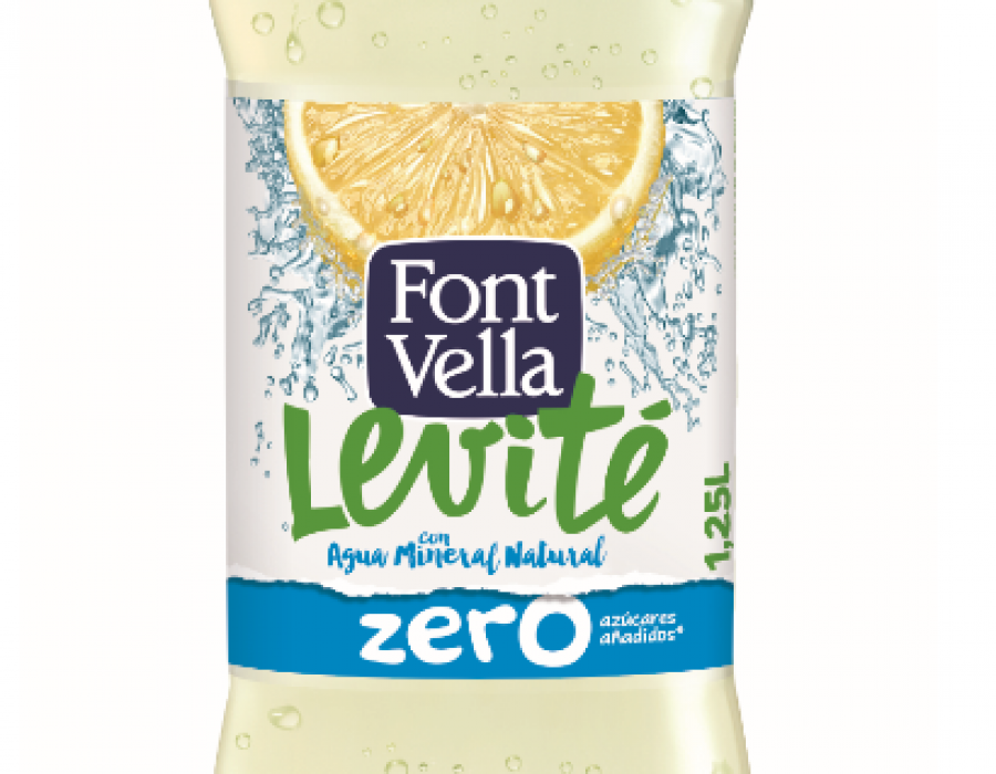 Font Vella Levité Limón Zero es la primera limonada de la marca Levité con cero azúcares añadidos.