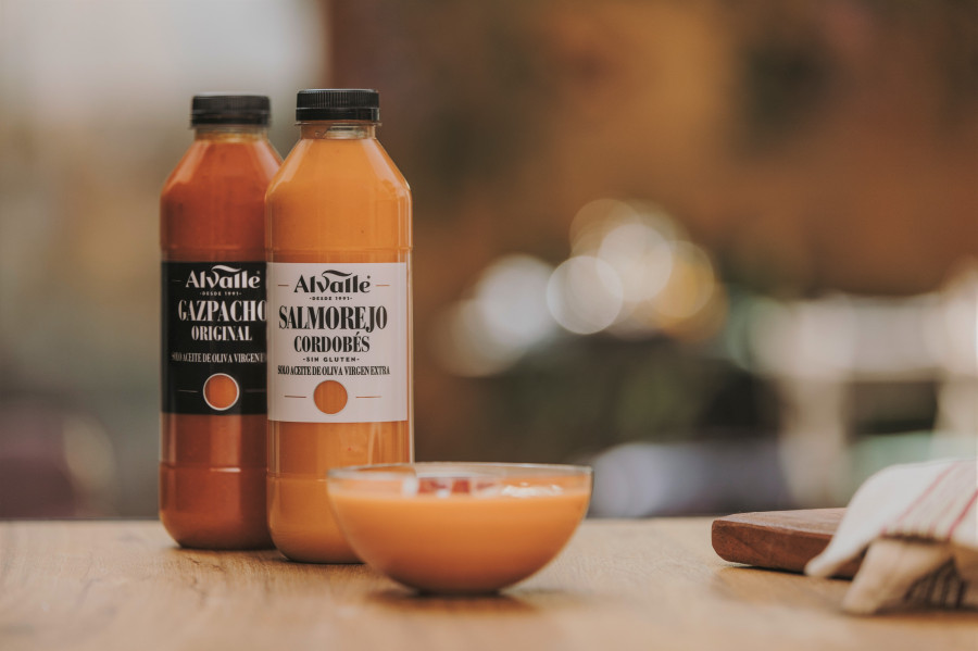 Nueva variedad de Alvalle 'Salmorejo Cordobés' Sin Gluten, elaborado a partir de la receta original cordobesa.