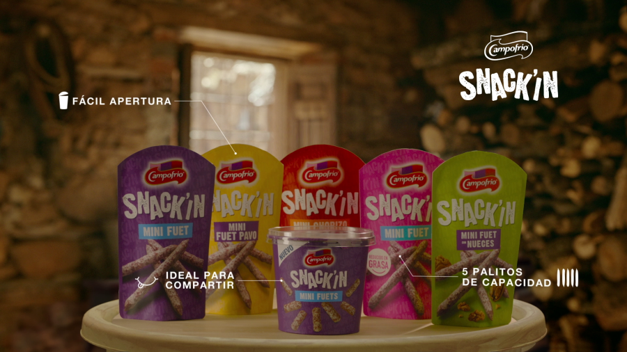 Campofrío vuelve con la campaña “Clásicos Actualizados” para presentar su gama completa de snacks.