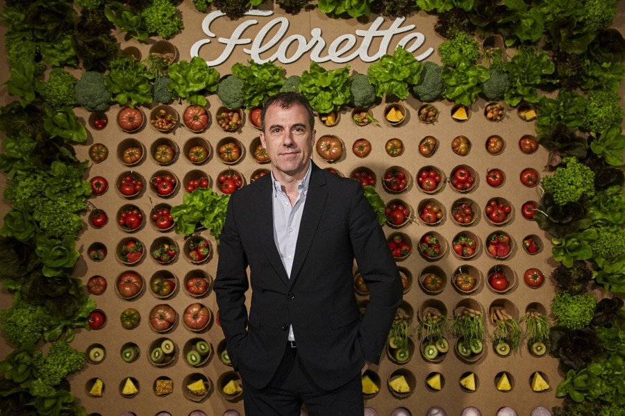 El Huerto de Florette ha abierto sus puertas un año más en el centro de Madrid. En la imagen. Fermín Aldaz, director comercial y de marketing de Florette Ibérica.