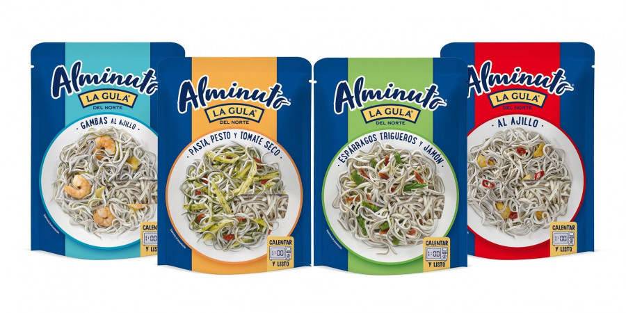 La marca introduce ahora dos nuevas recetas: Alminuto con espárragos trigueros con jamón; y Alminuto con pasta, pesto y tomate seco.