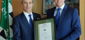 Javier Esteban, director regional de El Corte Inglés Galicia-Asturias, y Martín Pita, director de AENOR en la Región Atlántica.