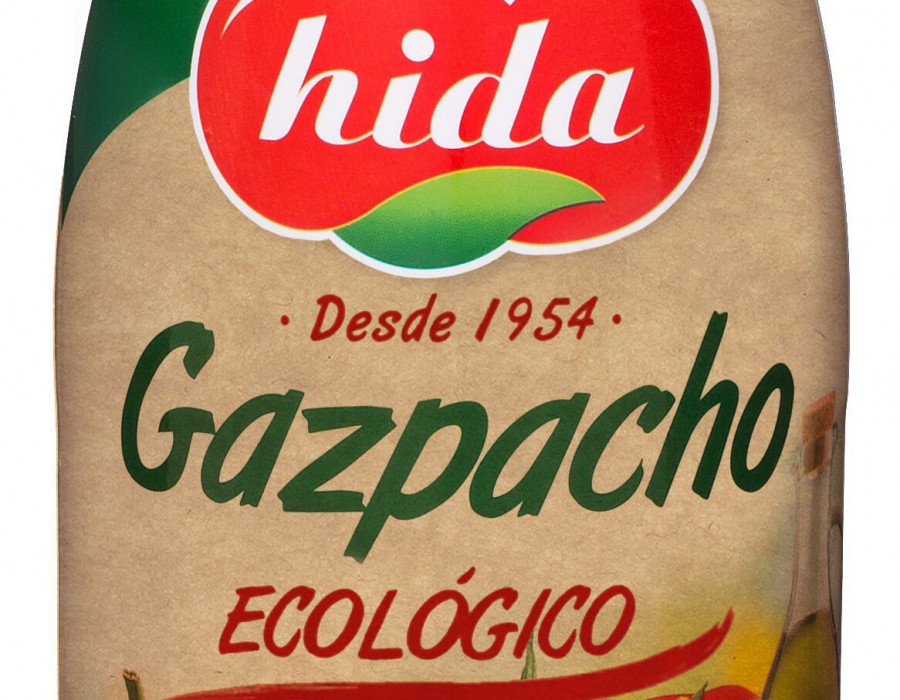 Hida Alimentación amplía su gama de productos ecológicos con el gazpacho.