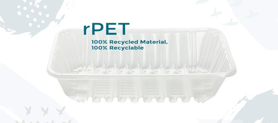 r-PET resulta ideal para el envasado de productos cárnicos, platos preparados, dulces, galletas y ensaladas entre otros.