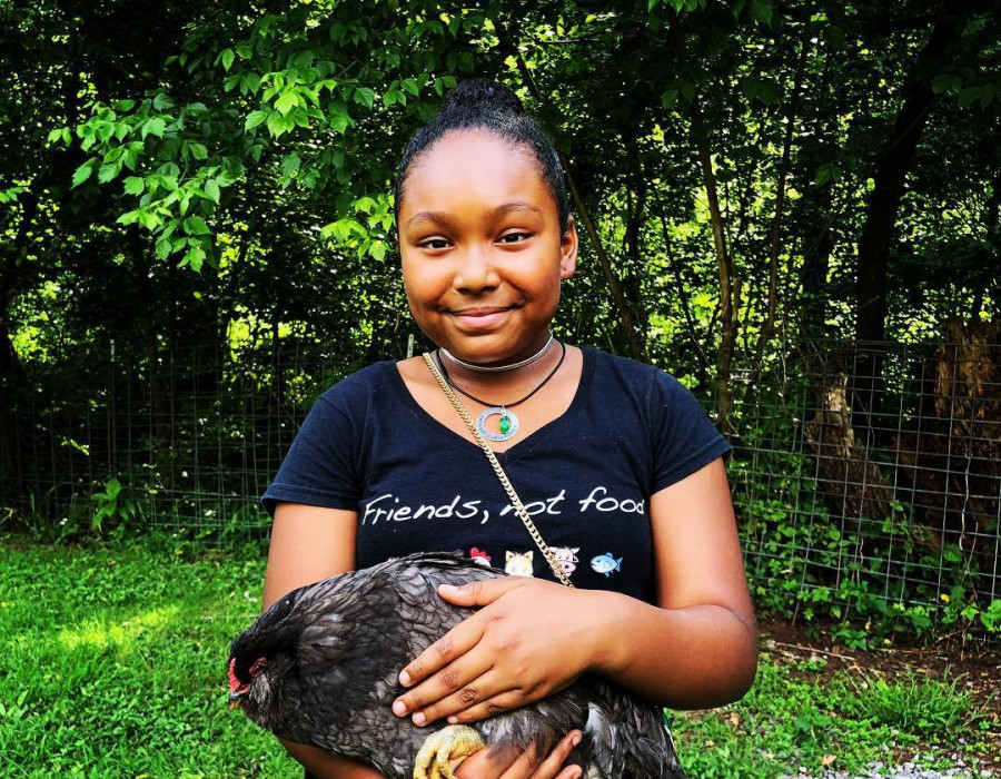 La activista ecologista de 12 años, Genesis Butler, que lidera la campaña internacional Million Dollar Vegan, viaja desde Los Ángeles, EE.UU., al Vaticano para reforzar su petición a que el papa F
