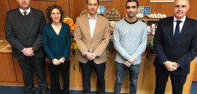De izqda. a dcha. Francisco Piqueras, director de Carnicería; María Quintín, directora de RSC y Medio Ambiente; Jorge Ybarra, director Comercial de Alimentación, David Herrero, CEO de Equalia y An