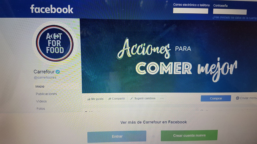 Carrefour lidera el número de followers en Facebook.