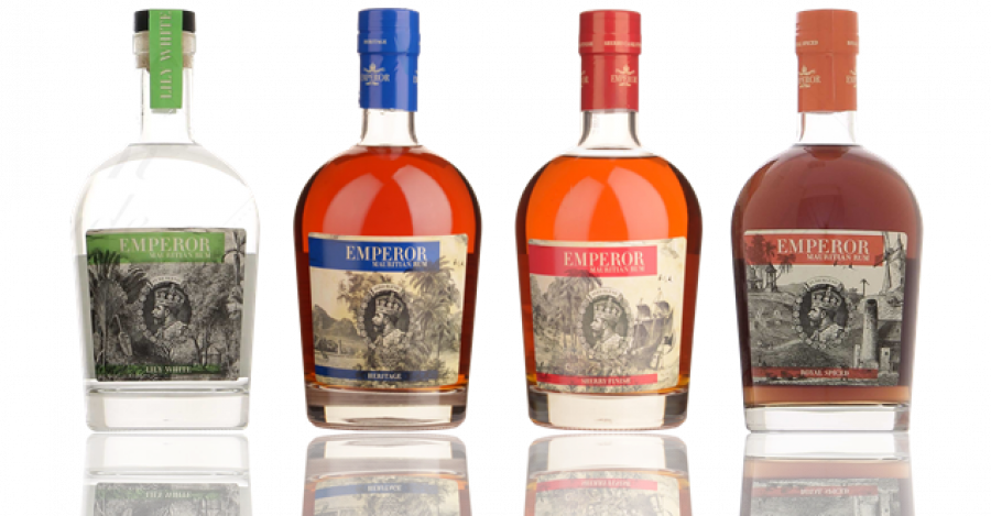La gama está compuesta por los siguientes productos:  Ron Emperor “Lily White”, Ron Emperor “Heritage”, Ron Emperor “Sherry Finish” y Ron Emperor “Royal Spiced”.