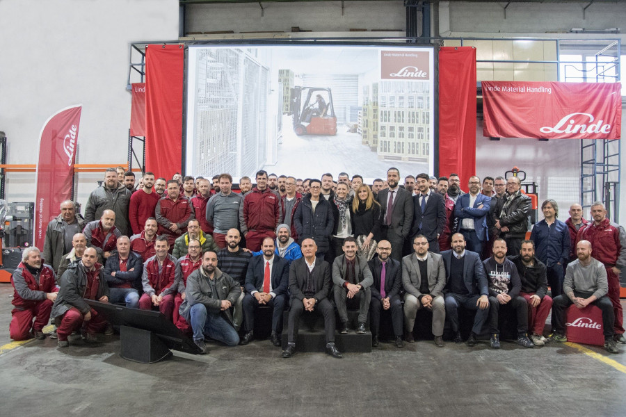 El equipo de la delegación Linde Barcelona.