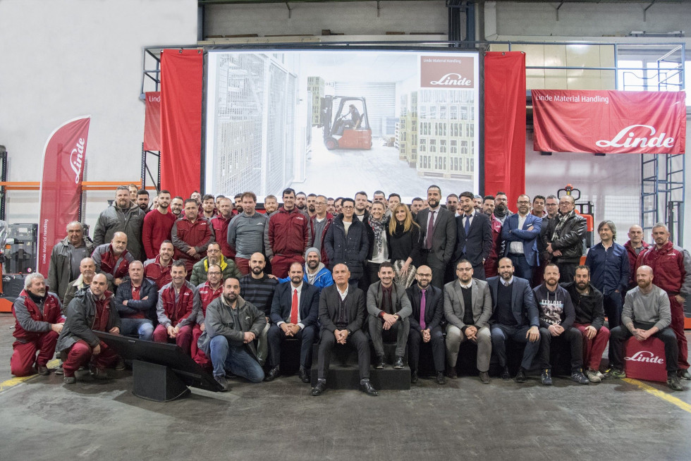 El equipo de la delegación Linde Barcelona.