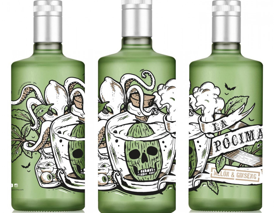 Al igual que otros de los productos de la marca como La Pócima Gin Premium Rosé o La Pócima Gin Premium Apple, este licor también incorpora, a través de un led, una luz en la base de su botella.