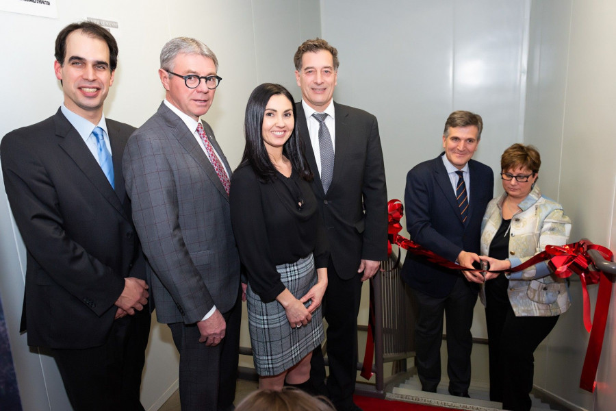 Inauguración del proyecto de ampliación de la fábrica de Cascajares en Canadá.