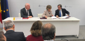 Momento de la ratificado hoy el Plan de Colaboración para la Mejora de la Composición de los Alimentos y Bebidas y Otras Medidas (2017–2020).