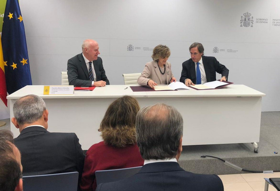 Momento de la ratificado hoy el Plan de Colaboración para la Mejora de la Composición de los Alimentos y Bebidas y Otras Medidas (2017–2020).