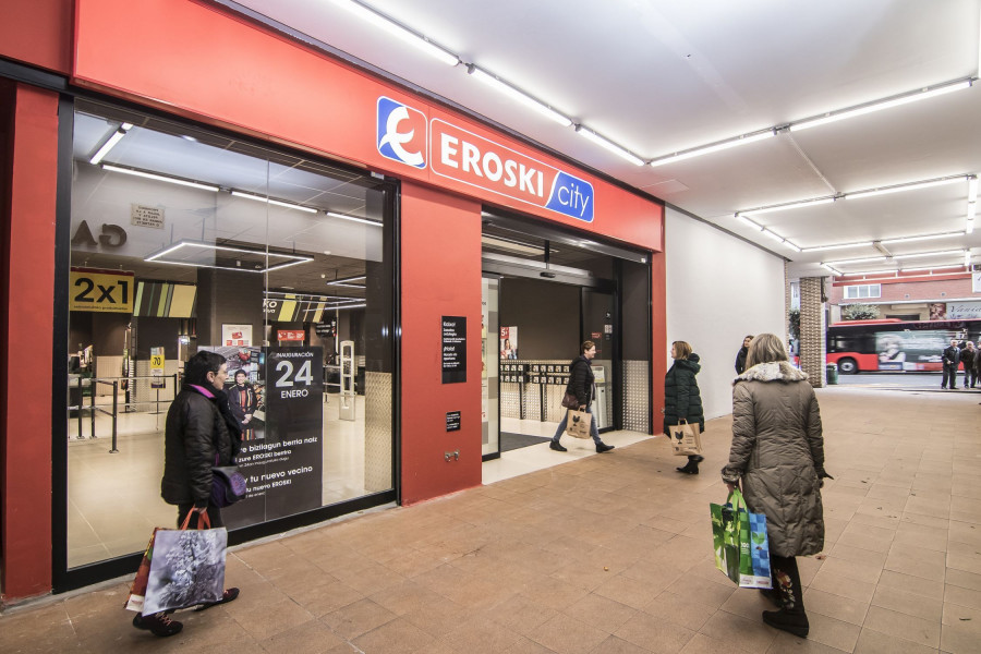 El nuevo supermercado Eroski, que operará bajo la enseña EROSKI/City, dispone de una sala de ventas de 1.462 m2.