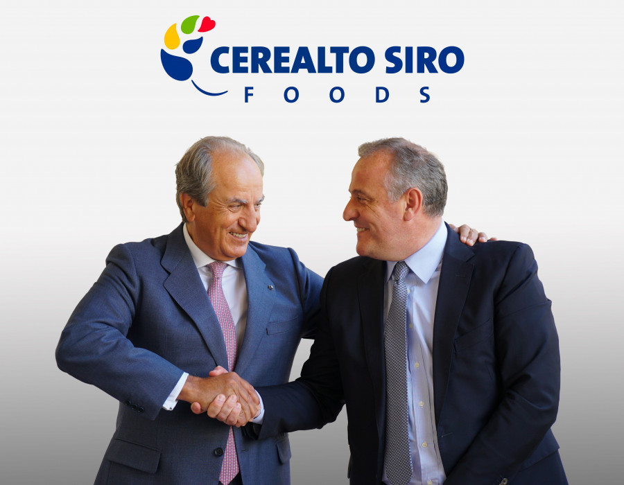 Juan Manuel González Serna, presidente de Cerealto Siro Foods y Luis Ángel López, CEO de Cerealto Siro Foods.