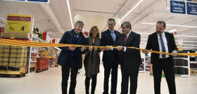 En la imagen (de izda. a dcha.): Santiago Gutiérrez, Carmela Fortuny y Camarena, Eric Uzan, Jesús Inarejos y Albert Planas.