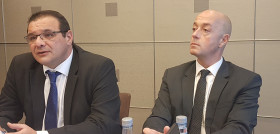 La nueva bicefalia ejecutiva de la central multisectorial de compras y servicios está formada por el consejero delegado José Mª Rodríguez (dcha.) y el director general Antonio Font (izqda.).