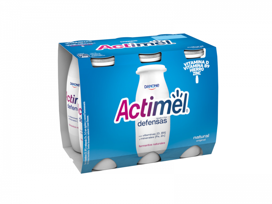 A los 10.000 millones de fermentos naturales L. casei de Actimel, la nueva receta incluye vitaminas y minerales para ayudar al sistema inmunitario.