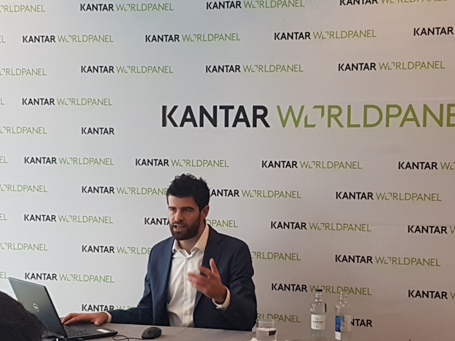 Florencio García, Iberia Retail Sector Director en Kantar Worldpanel, durante la presentación del análisis de la consultora.