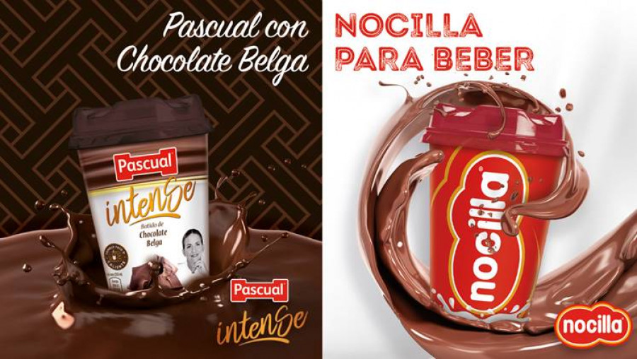 Pascual y Nocilla apuestan por un mercado en auge, donde los vasos crecen muy por encima del resto.