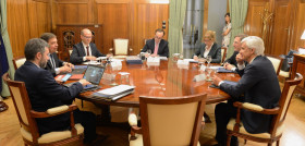 Momento de la reunión entre Fiab y el Mapa.