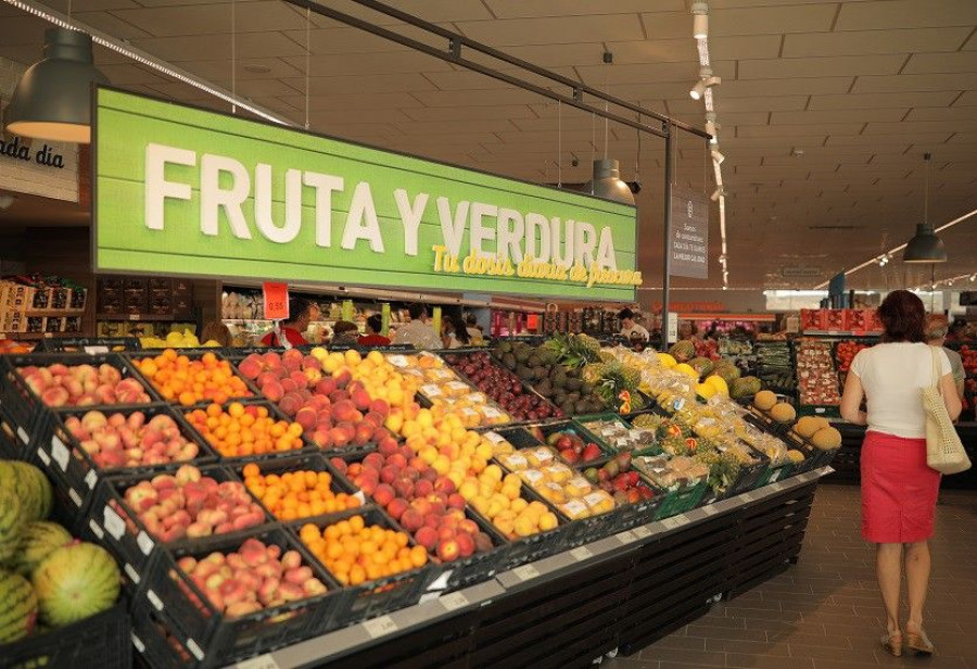 En la imagen, el nuevo supermercado Aldi en Roquetas de Mar.