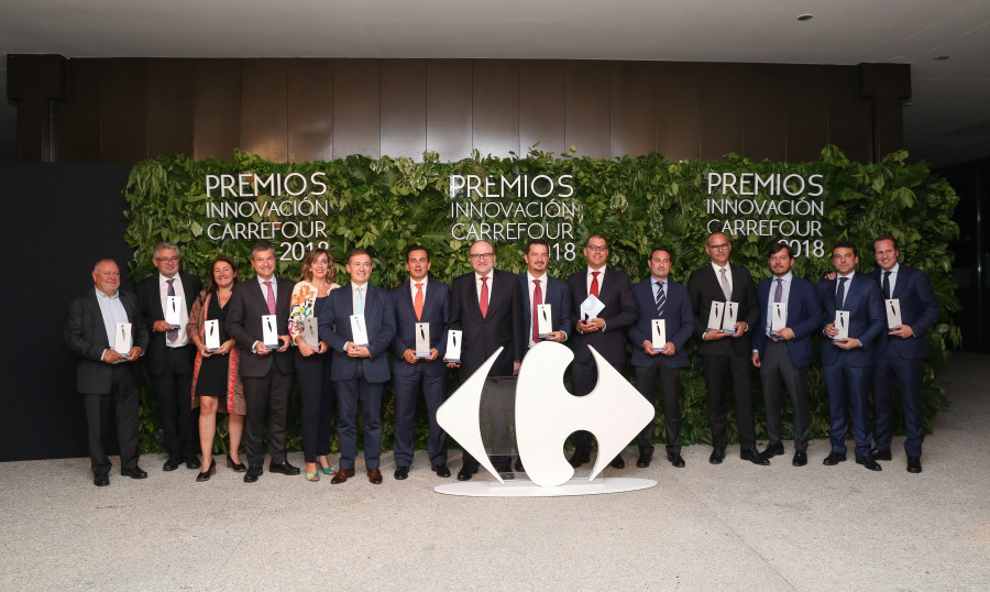 En la imagen, los premiados en la última edición de los Premios a la Innovación 2018 de Carrefour.