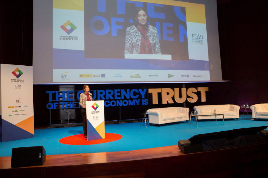 La ministra de Industria, Turismo y Comercio y Turismo, Reyes Maroto, fue la encargada de clausurar el VI Madrid Food&Drink Summit.