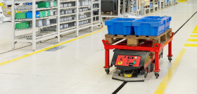 En la imagen, Linde C-Matic, el nuevo miembro de la familia Linde robotics.