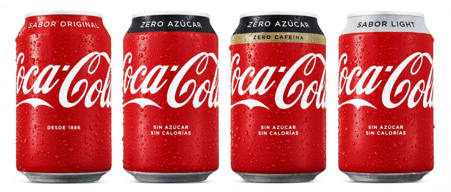 Coca-Cola en España dispone de 262 referencias de bebidas y ofrece una versión sin azúcar añadido en cada una de sus marcas.