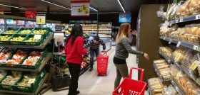 En la imagen, el nuevo supermercado Eroski en la localidad navarra de Mendavia.