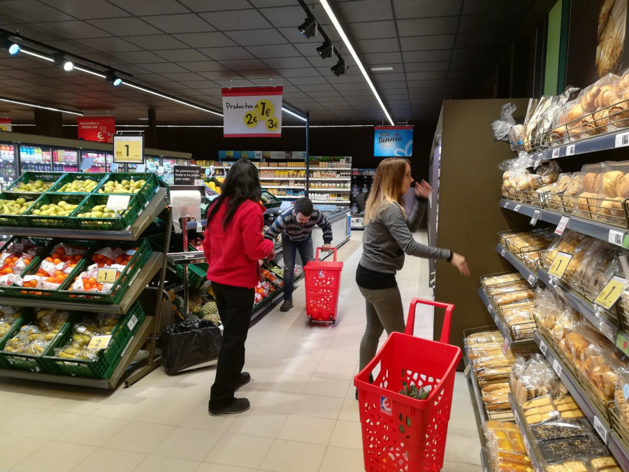 En la imagen, el nuevo supermercado Eroski en la localidad navarra de Mendavia.