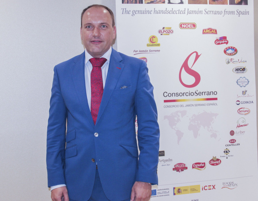 Miguel Ángel García es director de Marketing y Promoción del Consorcio del Jamón Serrano Español