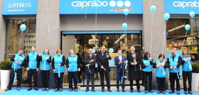 Al acto de inauguración del nuevo Caprabo en Manresa asistieron el Alcalde de Manresa, Valentí Junyent; el presidente de Ampans; Sebastià Catllà, el director general de Ampans, Toni Espinal; y el 