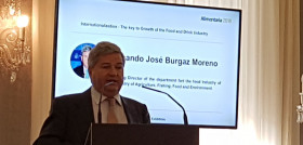 El director general de la Industria Alimentaria, Fernando Burgaz, ha participado en la presentación internacional de Alimentaria 2018 en Barcelona.
