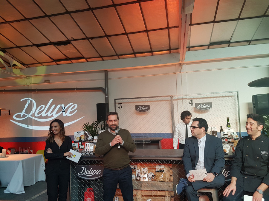 Presentación en Madrid de la iniciativa de Lidl. De izq. a dcha.: Arantxa Conde, Víctor de Bobes, Jordi Morales y David García.