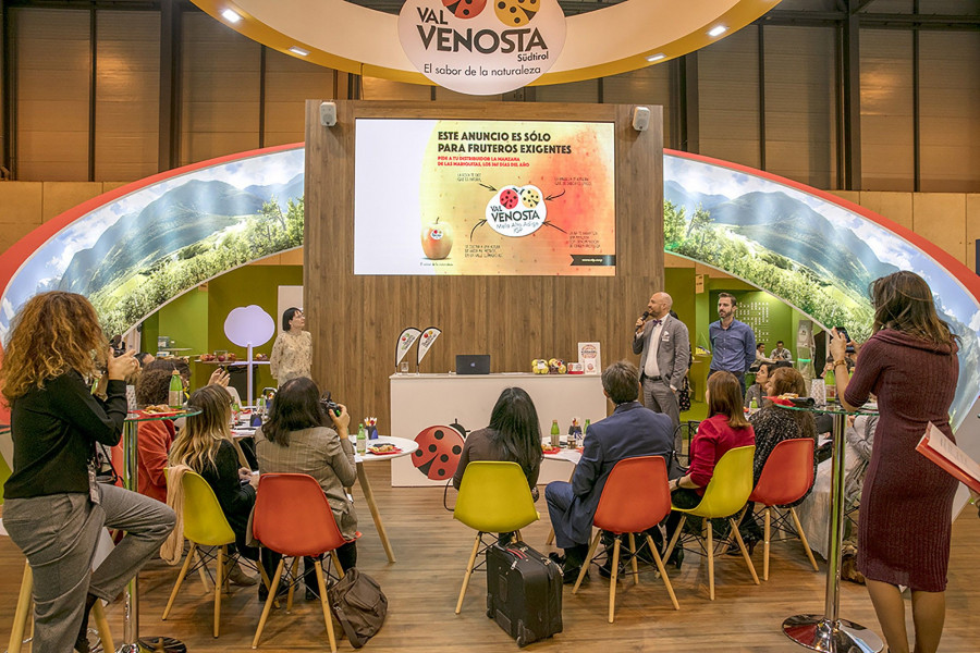 VI.P- Manzanas Val Venosta se adapta a la nueva situación del mercado de la manzana con nuevas variedades, packaging y cambios en su organización interna, presentados en el marco de la última edici