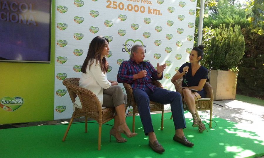 El evento de presentación de la campaña “Paso a paso con corazón” de Danacol ha contado con Bertín Osborne y Fabiola Martínez como padrinos