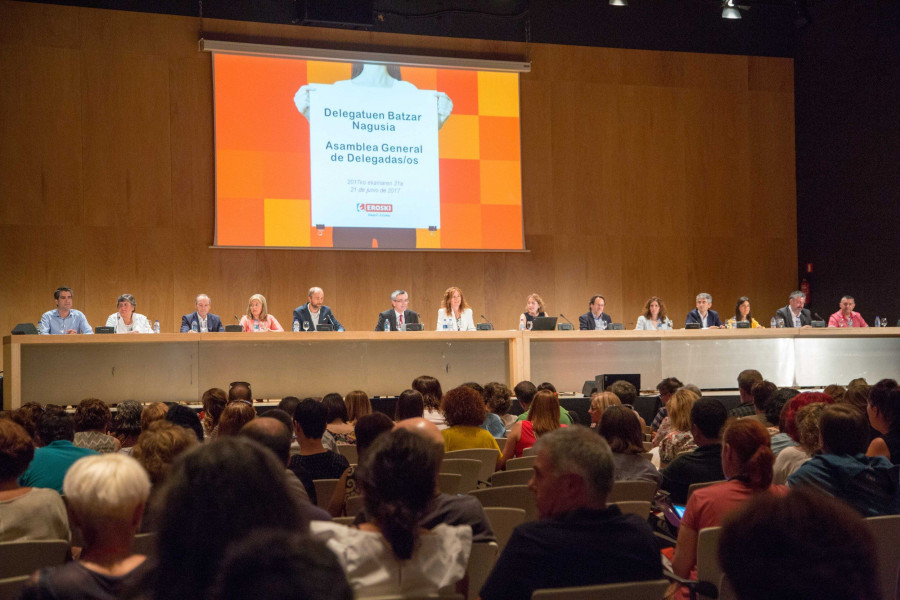 Eroski ha celebrado recientemente su Asamblea General Ordinaria anual en Barakaldo (Vizcaya).