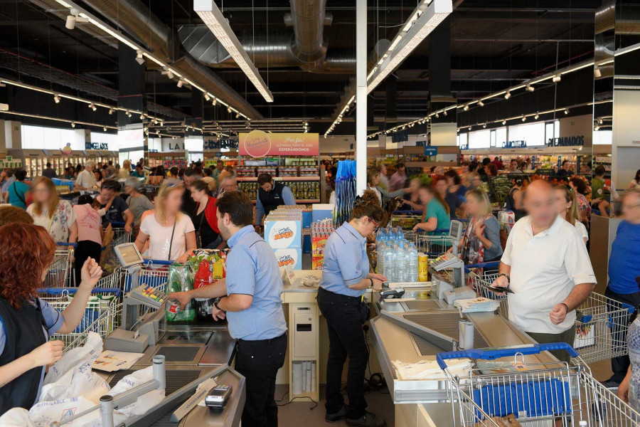 En la imagen, la nueva tienda de Logroño de Aldi, en el Centro Comercial Parque Rioja.